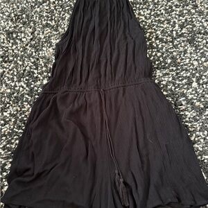 Black Sleeveless Romper